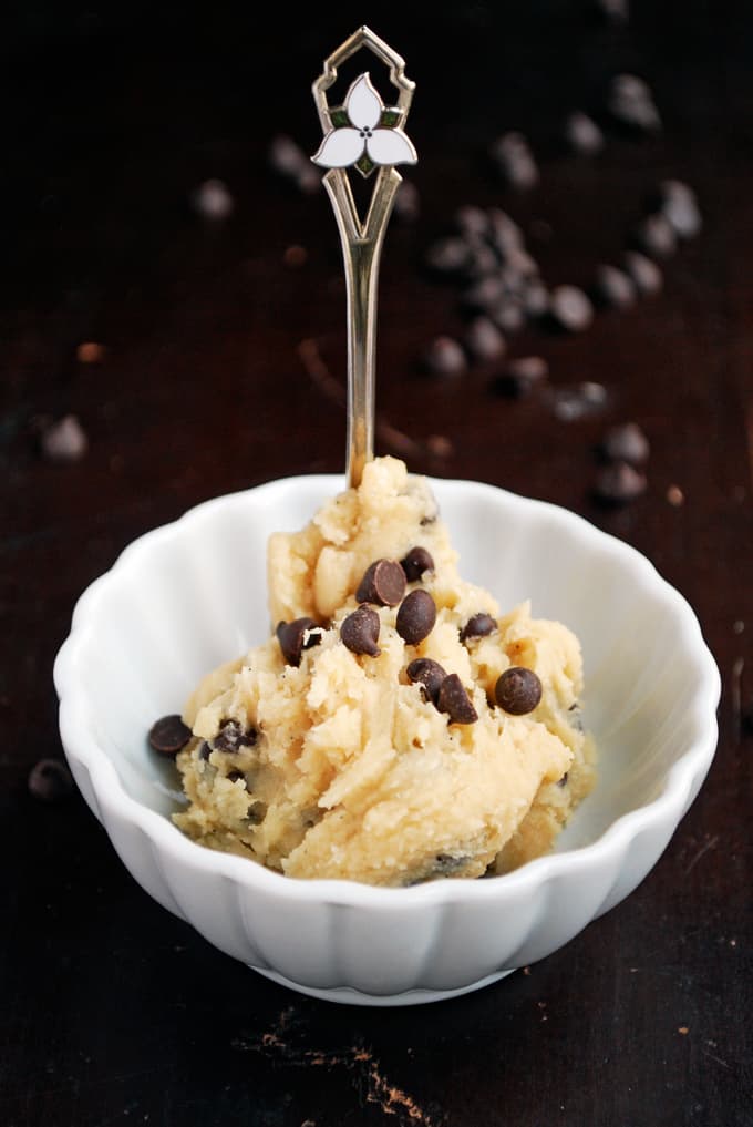 Vegan Cookie Dough for One #diet #healthymeal