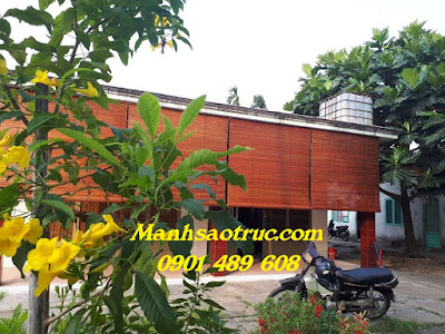 mành tre nâu đỏ mành tre nâu đỏ