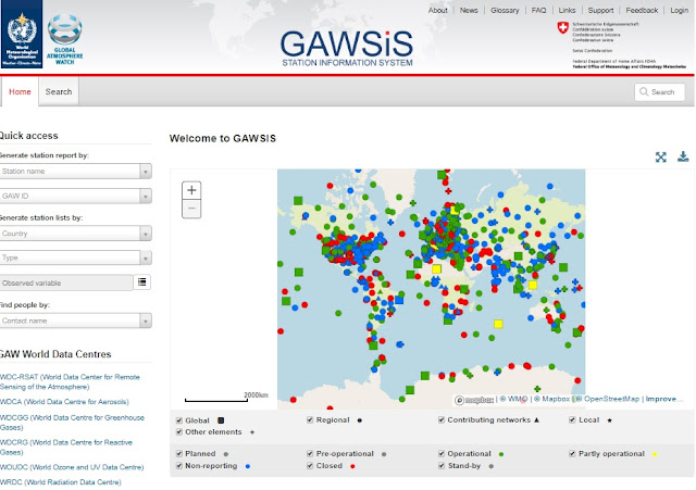 Global Atmosphere Watch - Station Information System