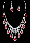 RED JEWELLERY SET RED