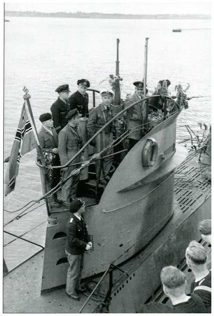 U-74 at Lorient, France, 31 December 1941 worldwartwo.filminspector.com