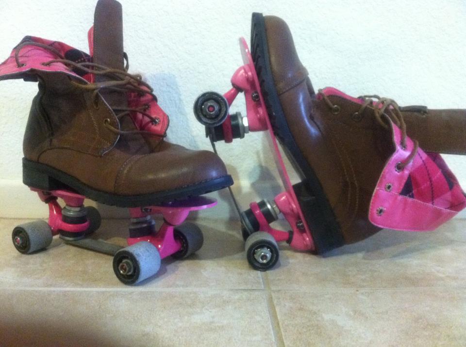 Eight wheels rollin skate life