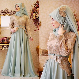 model baju kebaya memakai jilbab