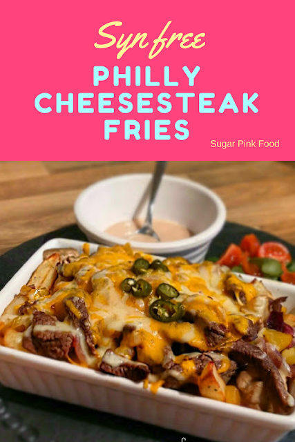 syn free cheesesteak fries