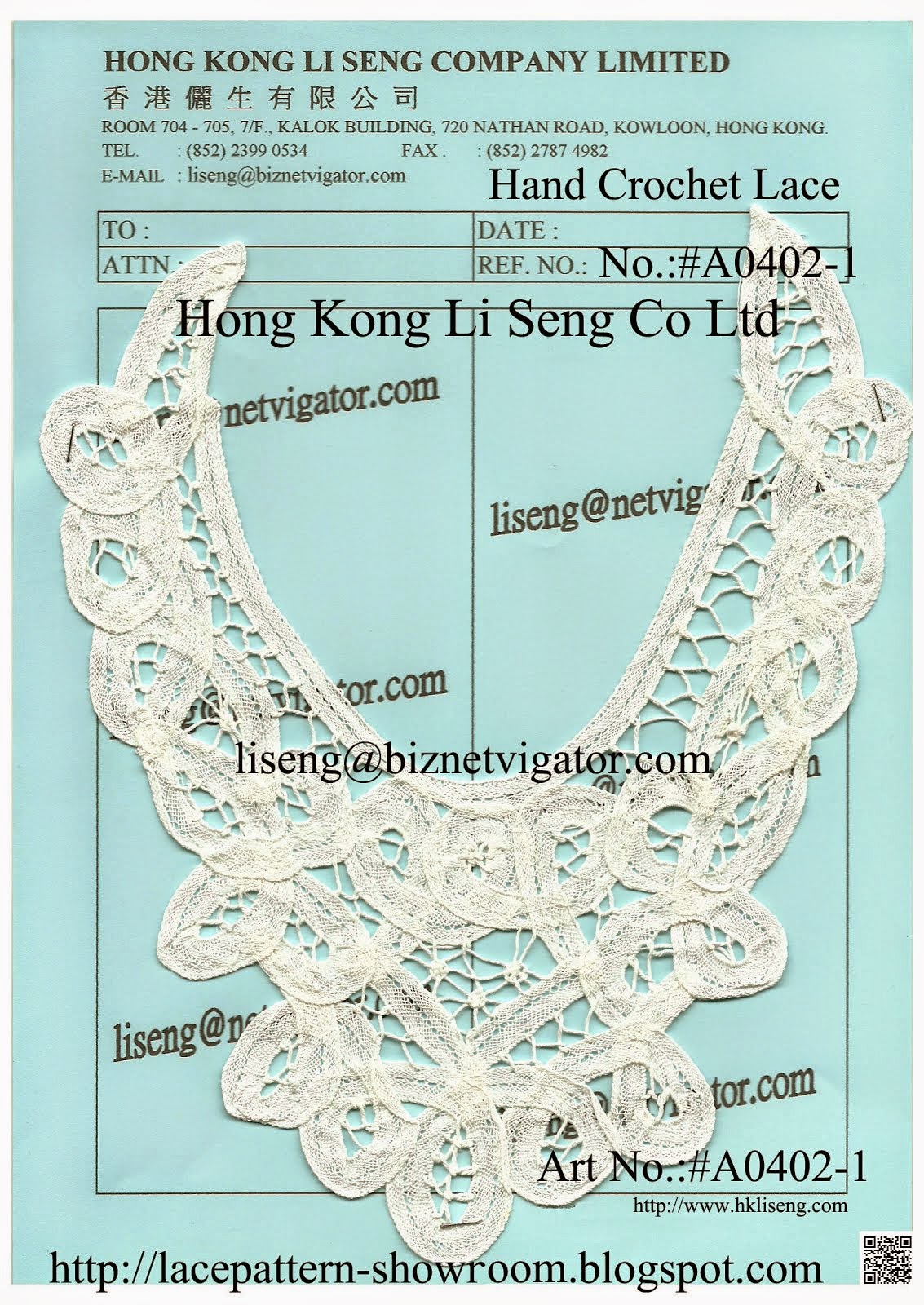 Chinese Handmade Crochet Applique Wholesale and Manufacturer - Hong Kong Li Seng Co Ltd