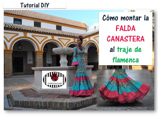 Tutorial DIY. Cómo montar la falda canastera del traje de flamenca
