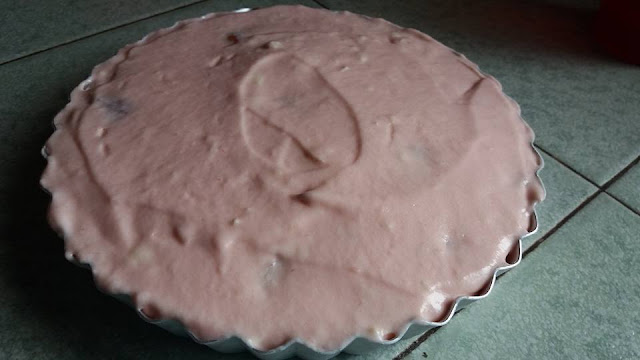 resepi strawberry cheese cake