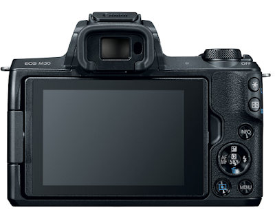 Canon EOS M50 Mirrorless Camera Back / LCD View