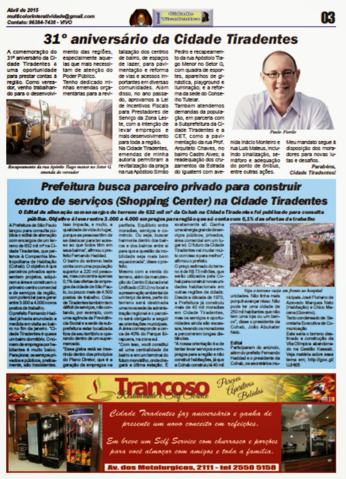 Jornal Cidade Tiradentes 56/3