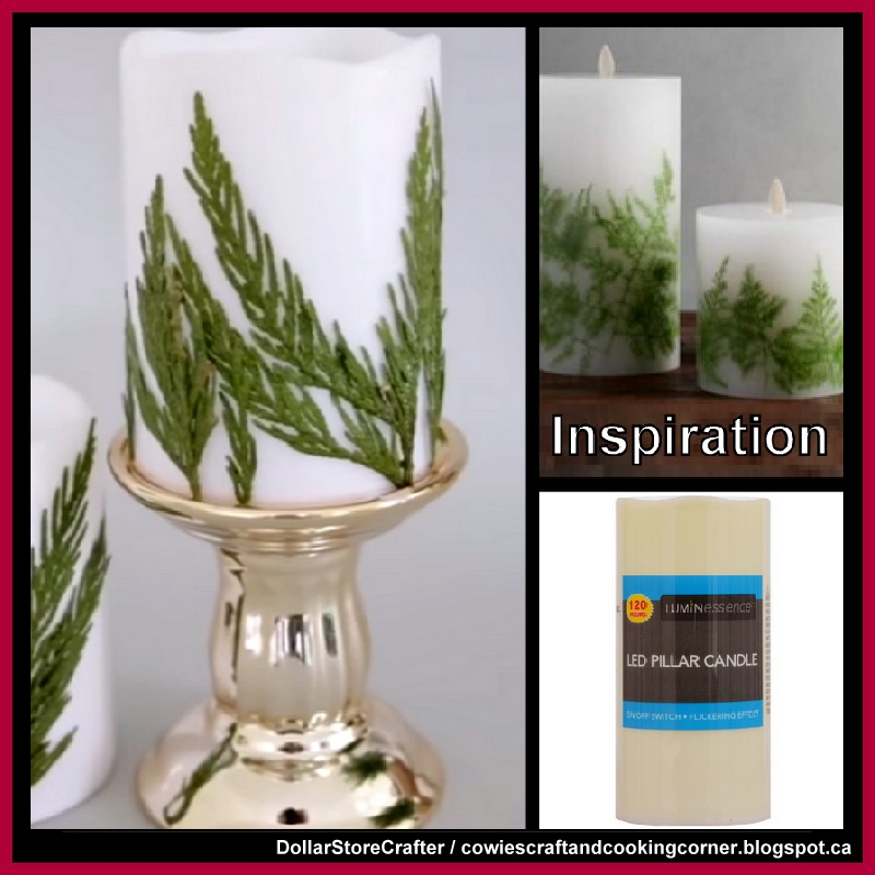 Dollar Crafter Diy Pottery Barn Flicker Flameless Fern Diy Pottery Barn Flicker Flameless Fern