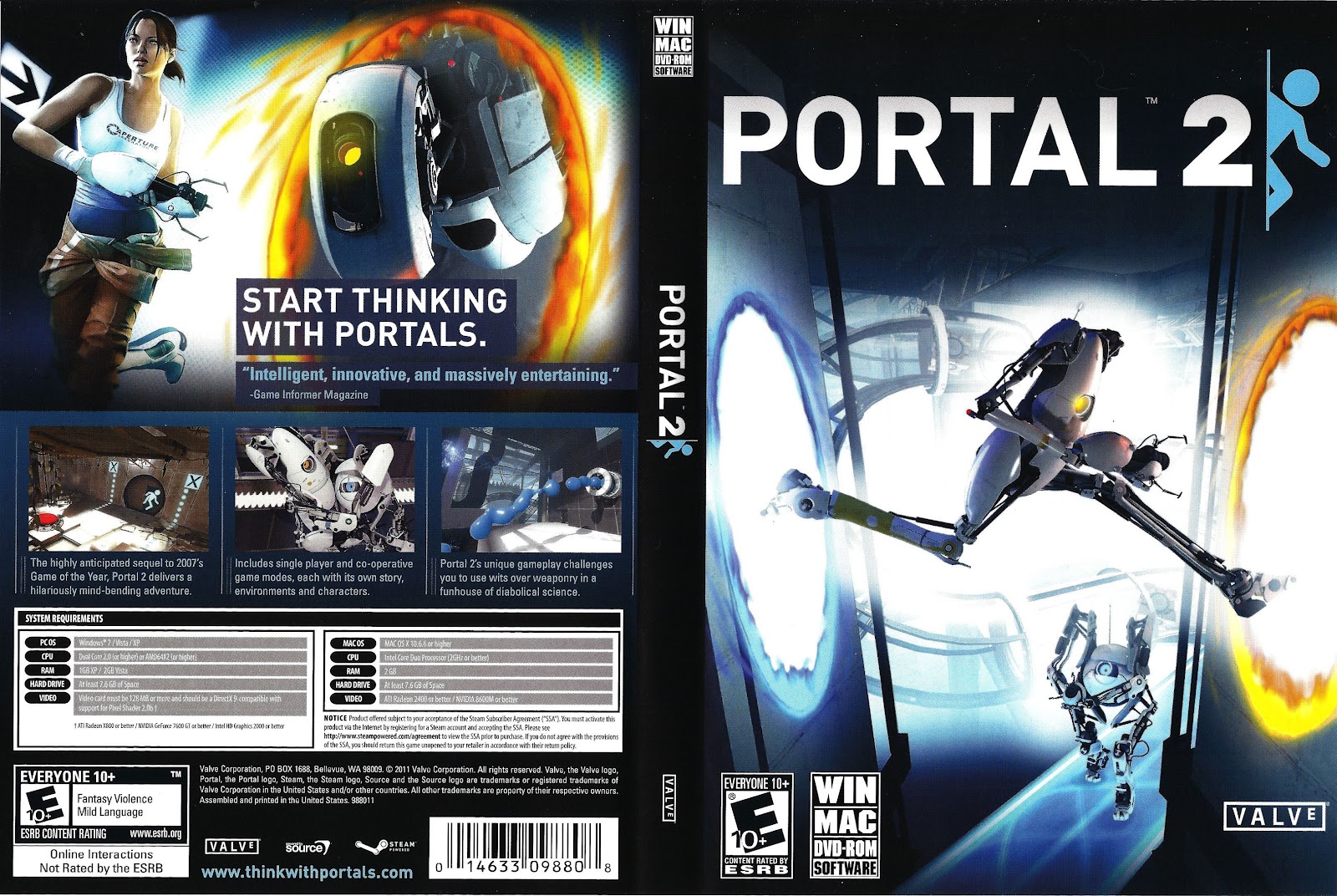 Portal 2 pc dvd фото 13
