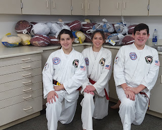Martial Arts Kids Community Service Kids martial artists doing community service
