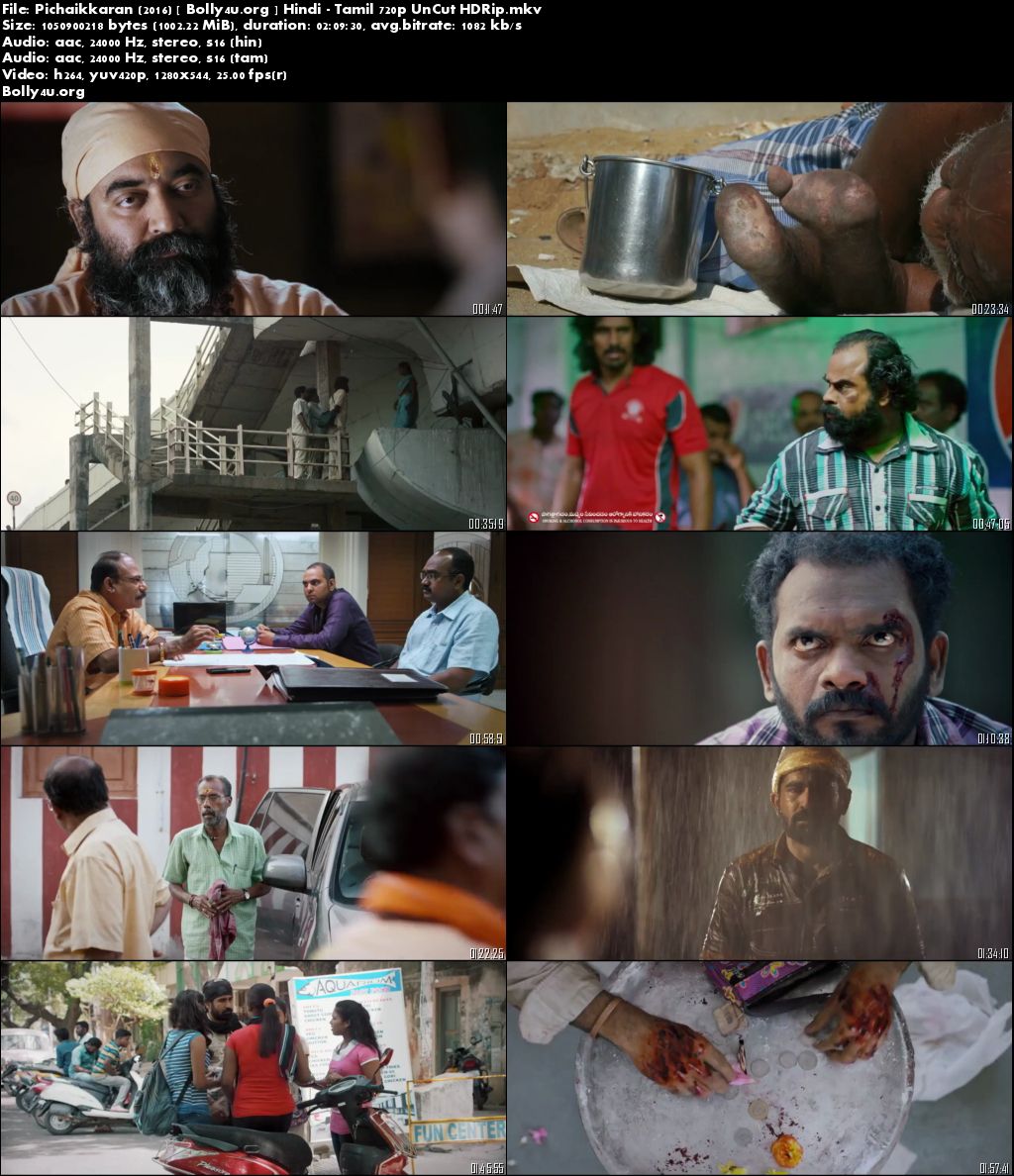 Pichaikkaran 2016 HDRip 999MB UNCUT Hindi Dual Audio 720p Download Pichaikkaran 2016 HDRip 999MB UNCUT Hindi Dual Audio 720p Download