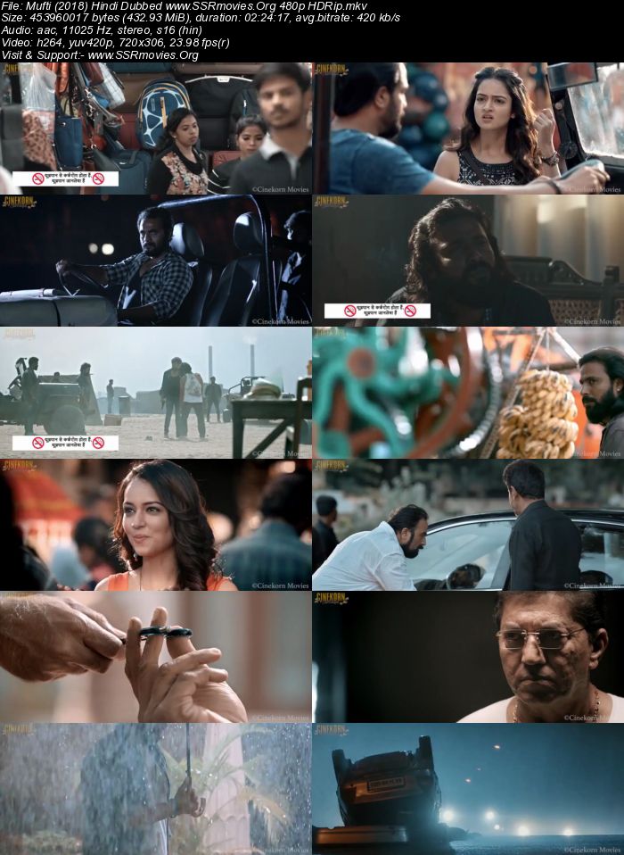 Mufti (2018) Hindi Dubbed 480p HDRip