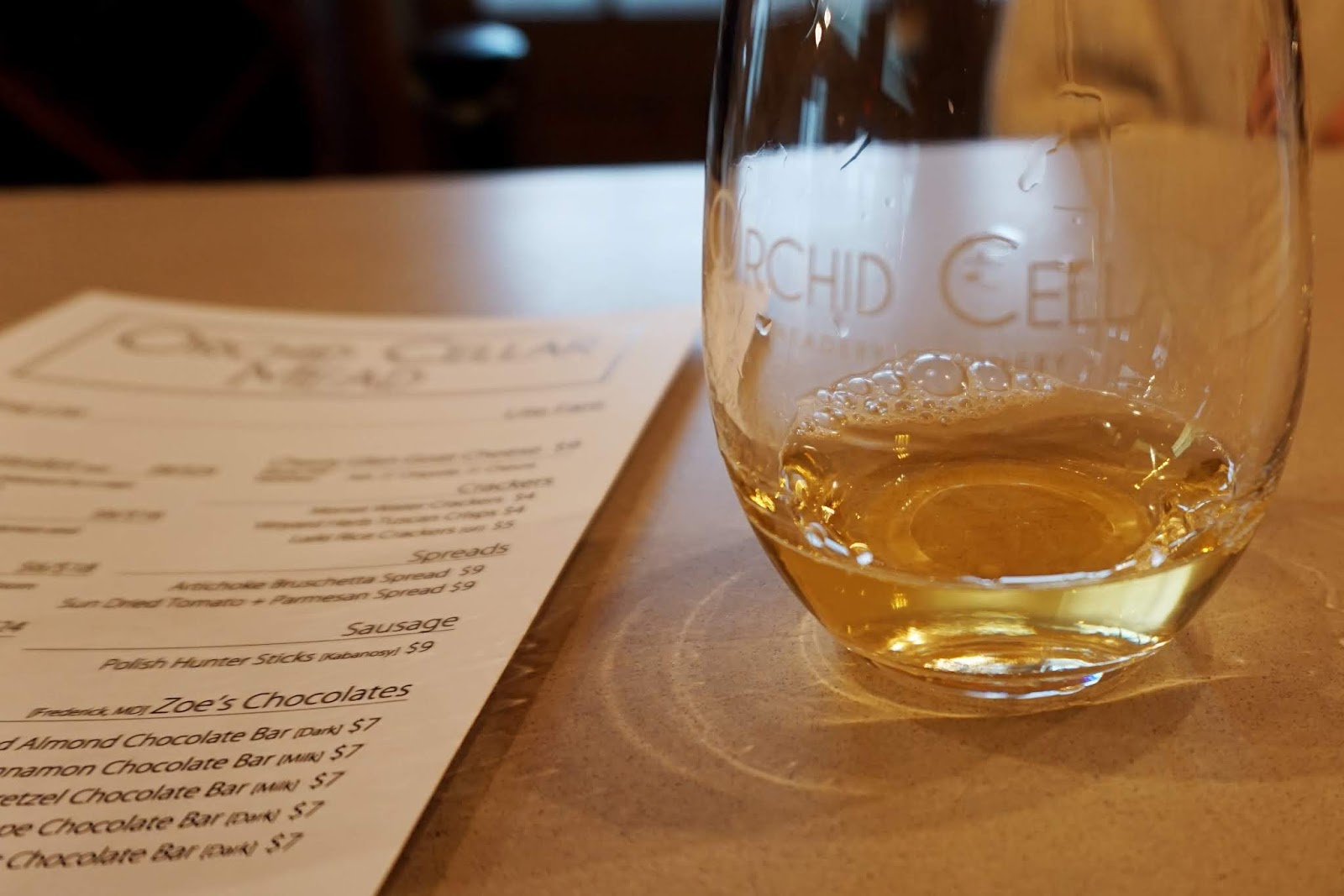 [DMV Frederick, MD] Orchid Cellar Meadery and Winery Mead Tasting