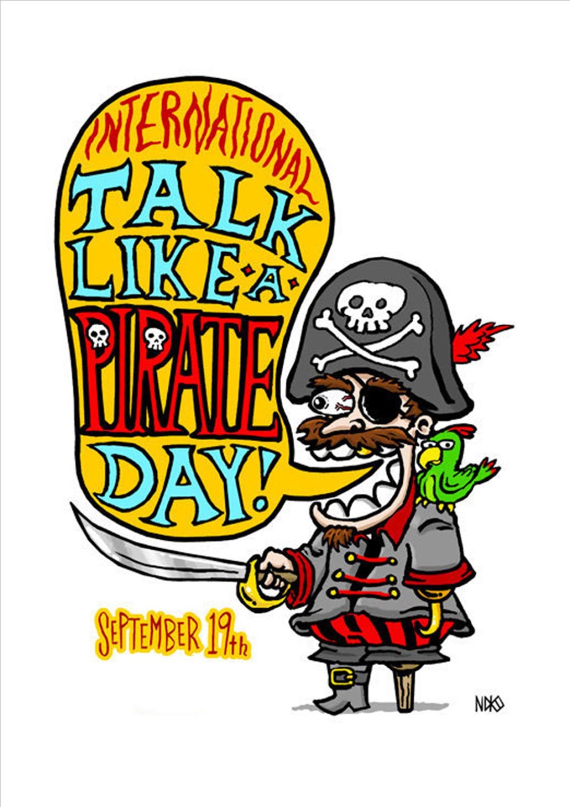 Parkland Library News International Talk Like a Pirate Day!