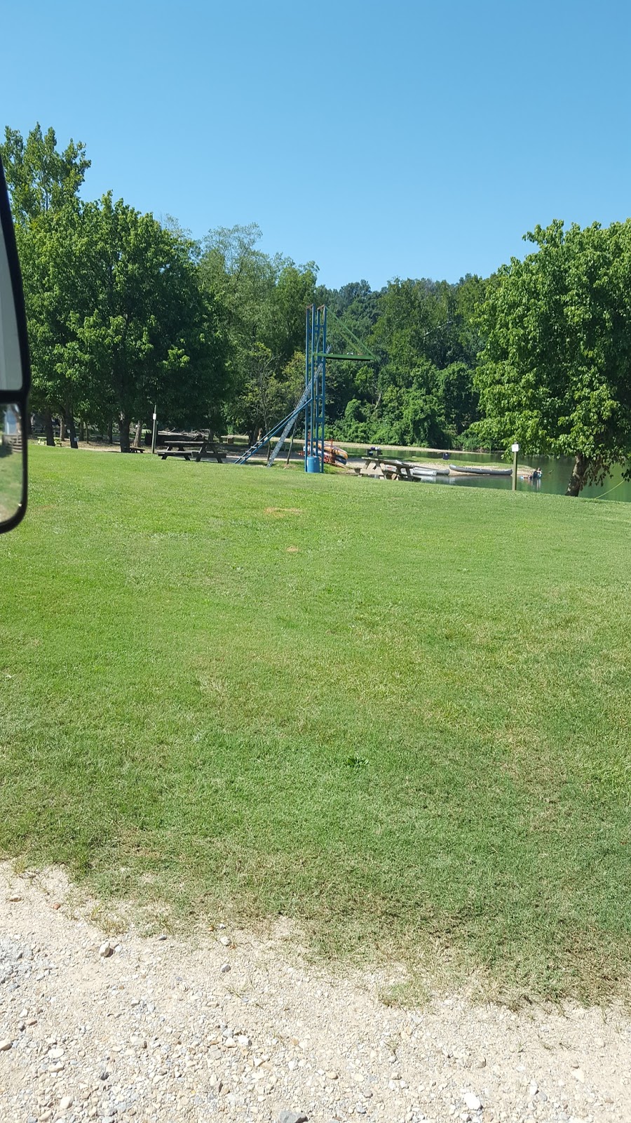 Campground at the Falls, Pineville, Missouri