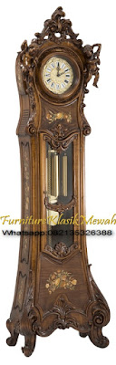Almari Jam Ukir Jepara-Furniture Klasik Mewah.AJU106 Almari Jam Ukir Jepara-Furniture Klasik Mewah.AJU106