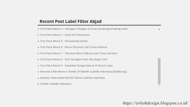 Cara Membuat Recent Post Blogger By Label Filter Abjad Cara Membuat Recent Post Blogger By Label Filter Abjad