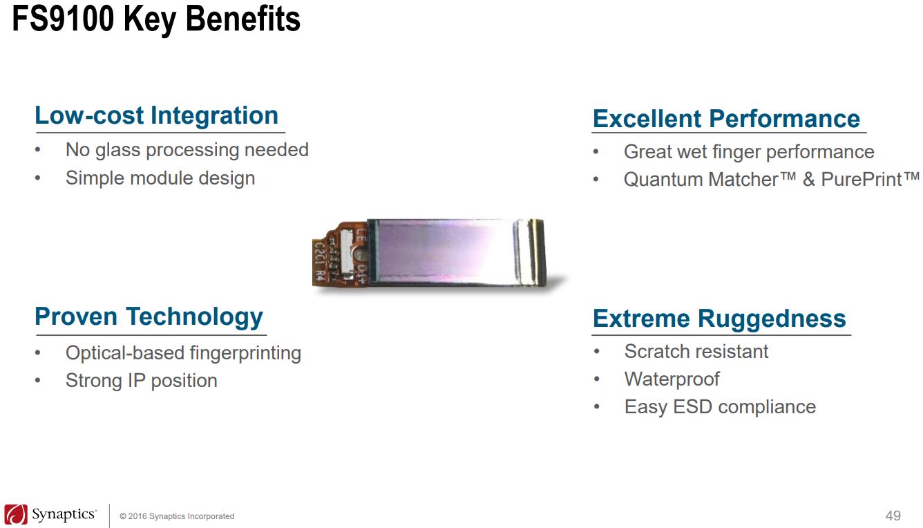 Image Sensors World Synaptics Unveils 2nd Generation Underdisplay