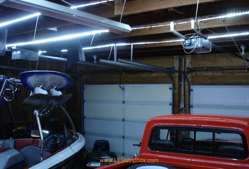 Ledstripbox Garage With Led Strip Lights Ledstripbox Garage With Led Strip Lights, Strip Lights For Garage
