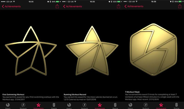How to get all the Apple Watch Activity Performance BaDges