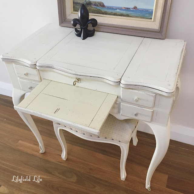 vintage french style dressing table - lilyfield life