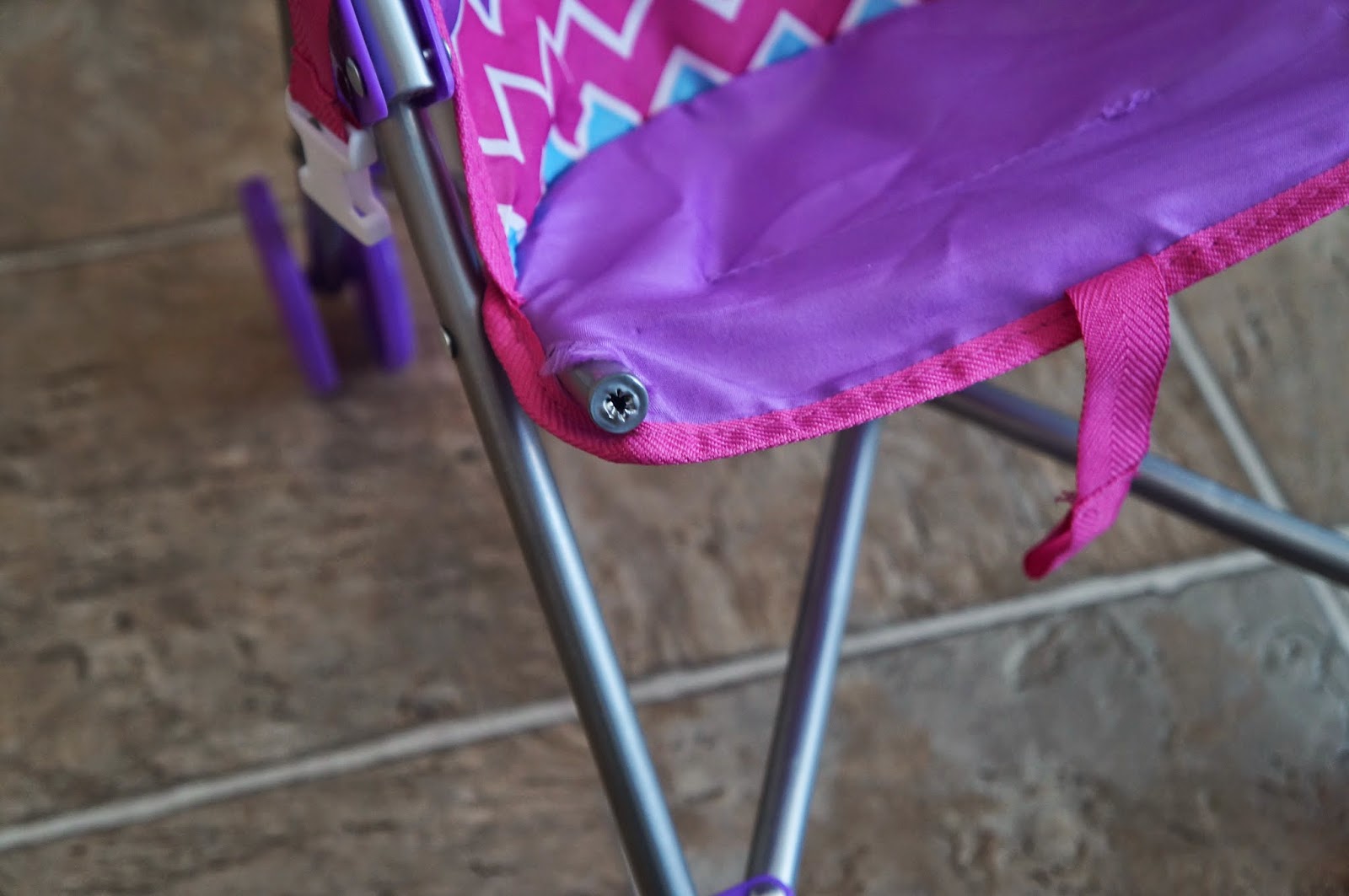 Let's Get Crafty Doll Stroller Makeover