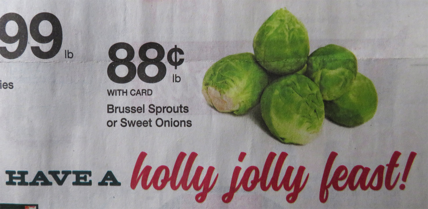 the 99 cent chef christmas cheap kate recipes compilation sprouts flyer norman