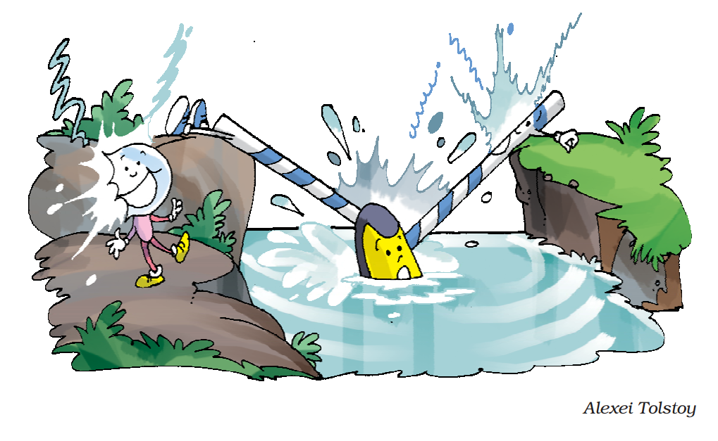 The Bubble, the Straw and the Shoe english story English Story to all