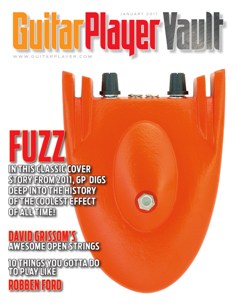 Guitar Player Vault - January 2017 | ISSN 0017-5463 | CBR 72 dpi | Mensile | Professionisti | Musica | Chitarra
Guitar Player Vault is a popular magazine for guitarists founded in 1967 in San Jose, California USA. It contains articles, interviews, reviews and lessons of an eclectic collection of artists, genres and products. It has been in print since the late 1960s and during the 1980s, under editor Tom Wheeler, the publication was influential in the rise of the vintage guitar market.