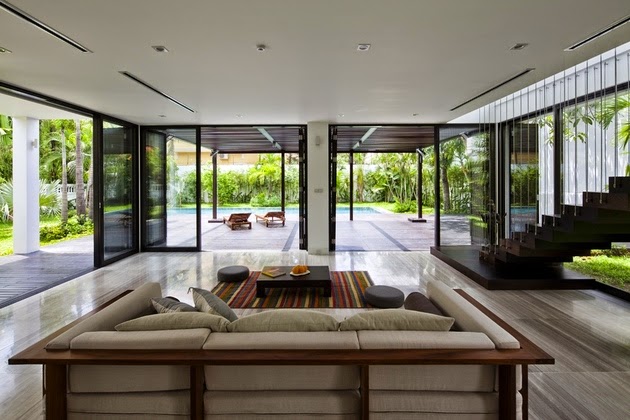 Desain Rumah Minimalis dengan Dinding Hijau Desain Rumah Minimalis dengan Dinding Hijau