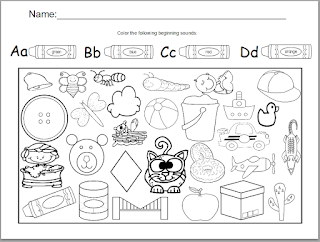 Color by Beginning Sounds