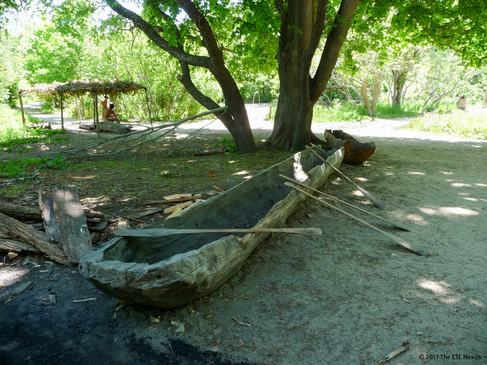 Compare & contrast Native American and Pilgrim cultures with these photos from Plimoth Plantation and the Wampanoag Homesite in Massachusetts. | The ESL Nexus