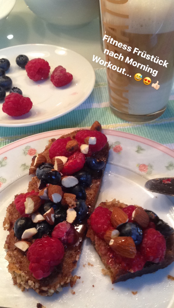Fitness-Frühstück nach Morning -Workout Fitness-Frühstück nach Morning -Workout