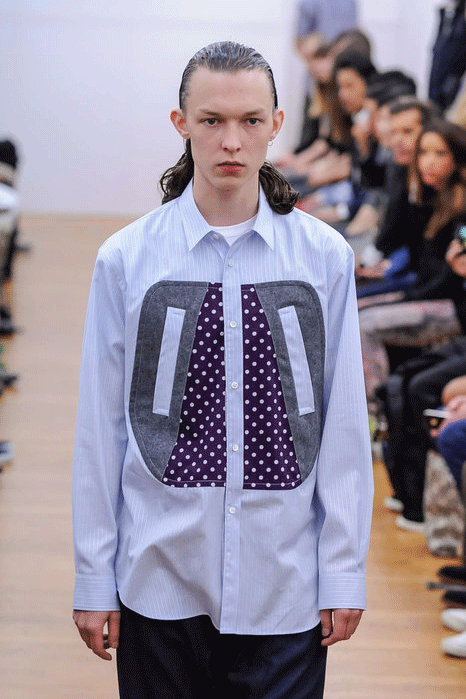 COMME des GARCONS SHIRT パンツ（その他） S 紺 【古着】
