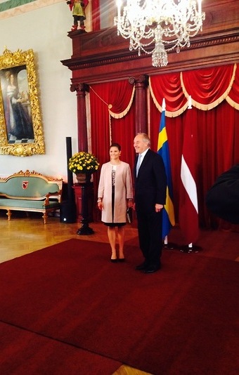 The president also pointed out to the successful and productive visit by His Majesty King of Sweden Carl XVI Gustaf and Her Majesty Queen Silvia to Latvia this past March