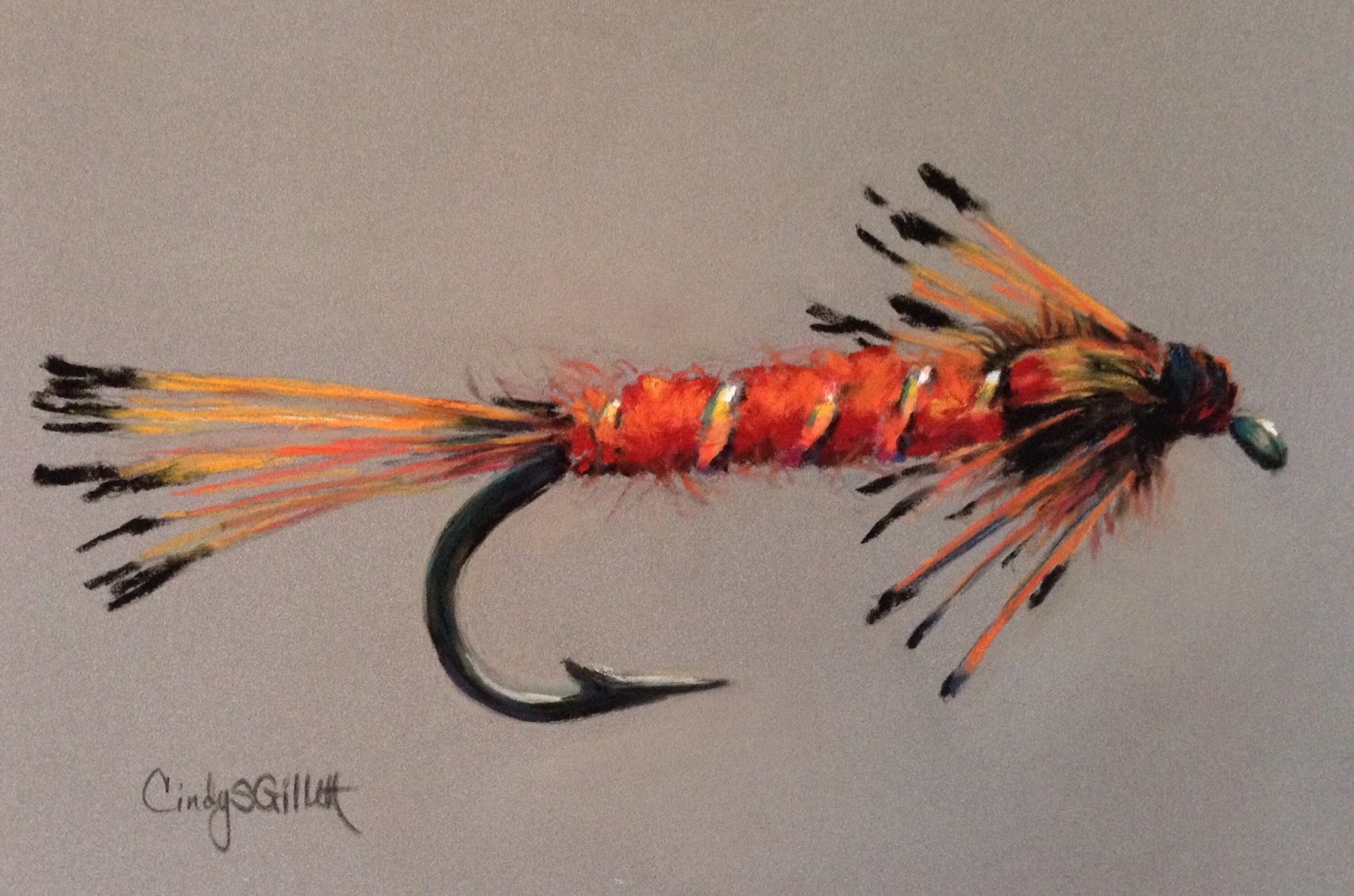 The Artist Within... Fly 31 Orange Nymph