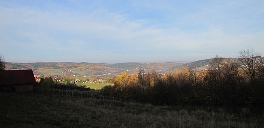 Pasmo Glichowca z Poznachowic Górnych.