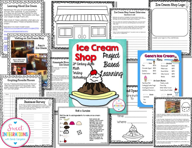 If you're on the lookout for high interest economics units for project based learning (PBL). Your upper elementary students will love the ideas presented here! Use these during the spring and summer months, or any time your 3rd, 4th, 5th, or 6th grade classroom students want some STEM or STEAM fun utilizing 21st Century Skills. Check out the ice cream shop, food trucks, and mini golf. (third, fourth, fifth, sixth graders - home school - homeschool}