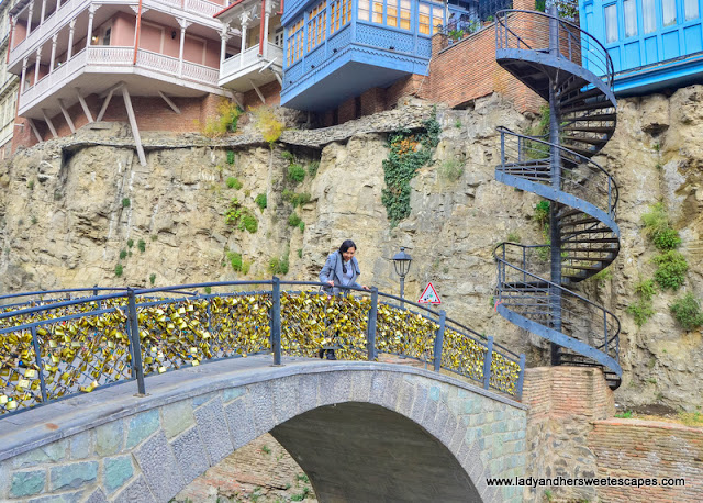 Tbilisi's answer to Paris' love lock bridge