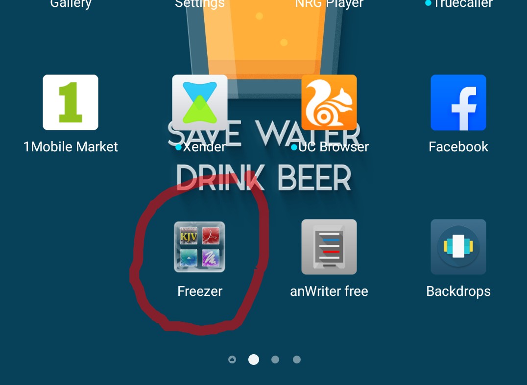 app freezer icon