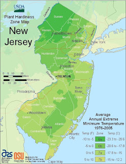 Farmers Know Best: New Jersey USDA Plant Hardiness Zones Map