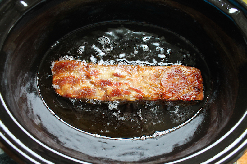 Food Lust People Love Slow Cooker Confit Pork Belly