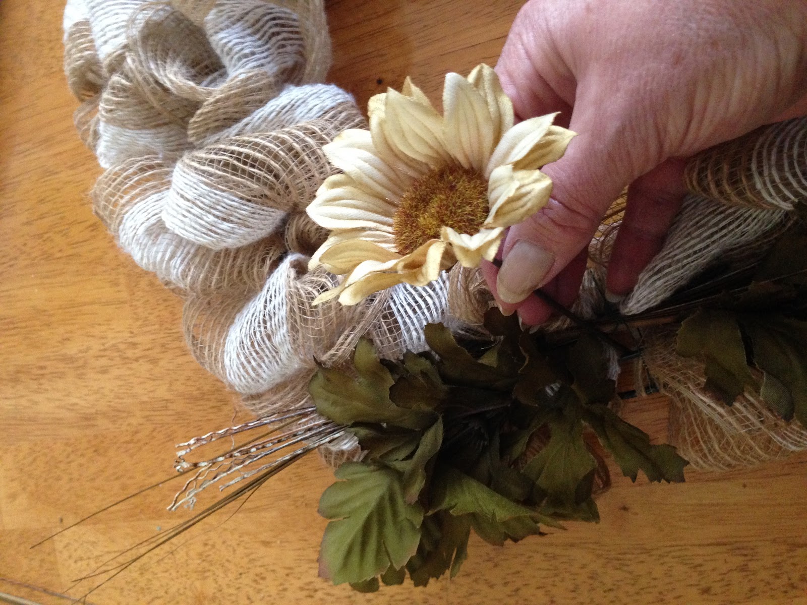 Tips, Treats & Treasures Fall MeshRibbon WreathEasy Howto tutorial