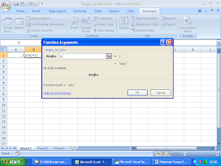 Belajar VB-Excel: Membuat Fungsi Sendiri dengan VBA Excel