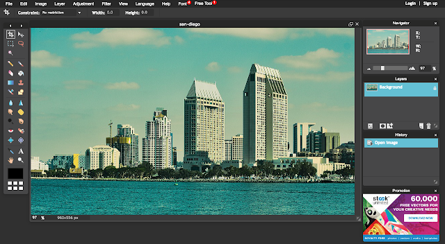 Pixlr photo editing app