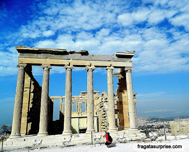 Acrópole - Atenas - Grécia - Templo das Cariátides (Erechteion)