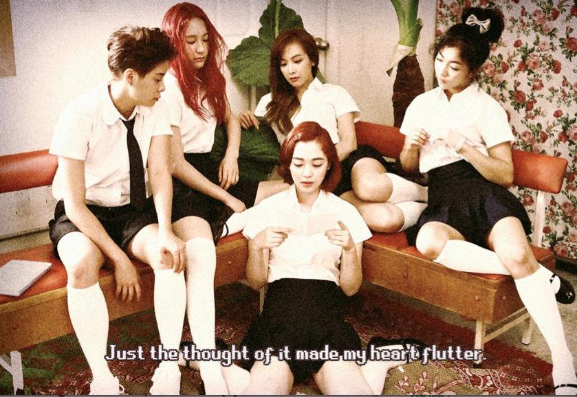 Tell Me KPOP f(x) Pink Tape [Fotos Oficiales]