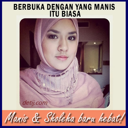 
Berbuka dengan yang manis itu biasa